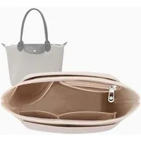 LuxusKollektion Taschenorganizer Geldbörsen Organizer Taschen mittelgroß M 9.45*5.3*7.5in Beige