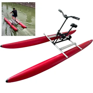 [EU Direct] Spatium Inflatable Water Bike Bicycle Water Sports Equipment for Lake & Beach Pedal Water Bicycle for Marina