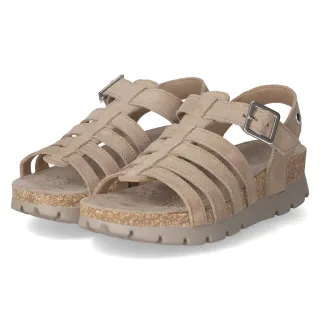 Panama Jack Sandalen SASHA  Taupe - Gr. 38 -  Echt Leder