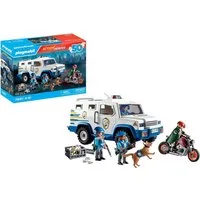 Playmobil® PLAYMOBIL Action Heroes 71597 Geldtransporter +3 Polizisten 4+ Konstruktions-Spielset