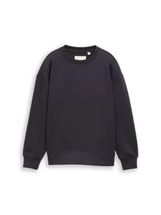 tom tailor kids - Oversize Sweatshirt mit Rückenprint coal grey - Gr. - 152