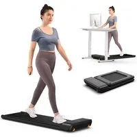 Kingsmith Laufband Klappbares WalkingPad A1 Pro Laufband für Schreibtisch, 180° Falttechnik, App Steuerung, LED Display, 0,5-6 km/h, max.136KG