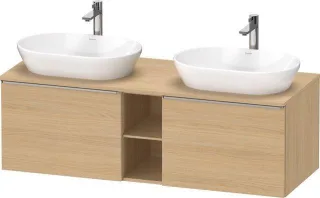 Duravit D-Neo Konsolenwaschtischunterbau wandhängend Natur Eiche Matt 1400x550x459 mm - DE4950B70300 DE4950B70300000