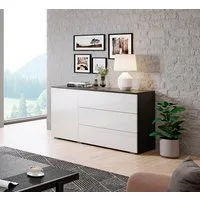 OTTO home Sideboard PARIS (1 St), Moderne 110cm breite grifflose Kommode, vielseitig einsetzbar