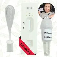 EKNA Drogen-Schnelltest THC Schnelltest für Fahrtauglichkeit - Speichel Test 3,5 ng/ml, 5-tlg., Speicheltest Drogentest THC