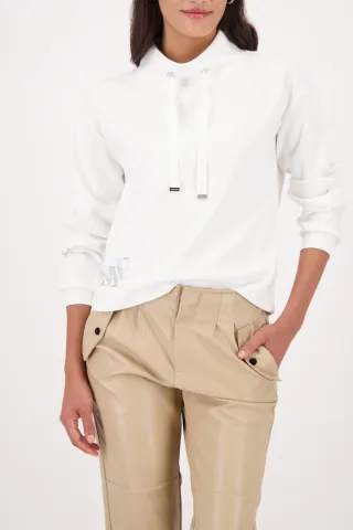 monari - Sweatshirt mit Schmuckdetail off-white - Gr. - 42