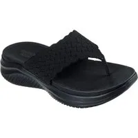 Skechers ULTRA FLEX 3.0 SANDAL-RHYTHM WAVES Zehentrenner Sommerschuh, Strandschuh, Urlaubsschuh mit Yoga Foam