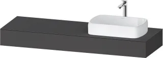 Duravit Qatego Konsole Graphit Matt 1600x550x170 mm - QA4807049490000 QA4807049490000