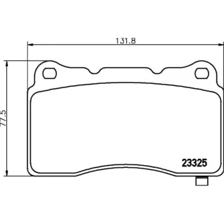 Hella Bremsbel?ge vorne Cadillac Chevrolet Opel TESLA