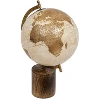 Atmosphera Créateur d'intérieur Dekofigur Dekorativer Globus mit Holzsockel aus Mangoholz EXOTIC PANAMA, 35 cm (Deko-Objekt, Deko-Objekt)