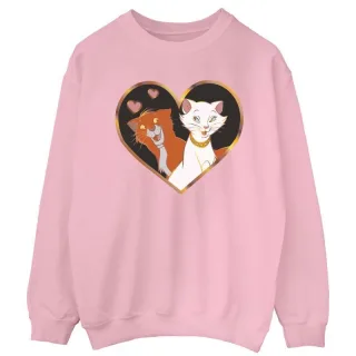 Disney - "The Aristocats Heart" Sweatshirt für Damen (Pink)
