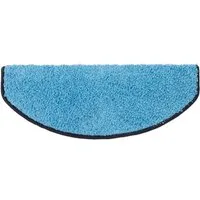 Floordirekt Stufenmatte Shaggy Barcelona mit Klebestreifen, Trittschalldämmung & Pflegeleicht, Halbrund, Höhe: 220 mm, Treppenteppich mit Anti-Rutsch-Beschichtung in Rechteckig & Halbrund