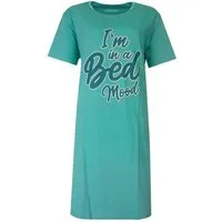 TEMPTATION Nachthemd Modisches Damen Schlafshirt mit kurzem Arm (1-tlg) Baumwolle