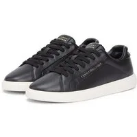 Tommy Hilfiger ICON COURT LIGHT WEIGHT SHINNY Plateausneaker Freizeitschuh, Halbschuh, Schnürer mit TH-Logo - klein ausfallend