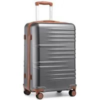 British Traveller Hartschalen-Trolley Reisekoffer Hartschalenkoffer mit 8 Spinnerrädern, TSA-Schloss, ABS+PC