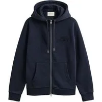 Gant Kapuzenstrickjacke 4202588 Damen Kapuzen Sweatjacke Regular Fit
