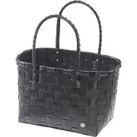 Kobolo Shopper Einkaufstasche NOIR XXL aus PE mit PU Henkeln (1 Stück)