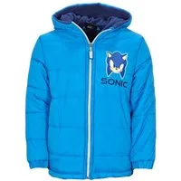 Sonic The Hedgehog Winterjacke Sonic The Hedgehog Kinder Winterjacke Jungen Jacke mit Kapuze Gr. 98 bis 128