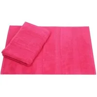 Betz Badematte 2er Set Badvorleger Deluxe Größe 50 x 68 cm, strapazierfähig, Baumwolle, rechteckig, unbeschichtet
