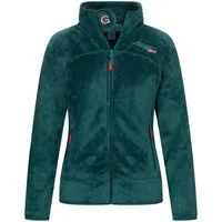 Geographical Norway Fleecejacke Damen Teddy Fleece Jacke Herbst Frühlings Jacke Sweater Übergangsjacke