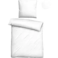 Biberna Bettwäsche 0470500, hochwertige TENCEL Qualität, Lyocell, 2 teilig, natürlicher Rohstoff, schnelltrocknend, angenehm weich, atmungsaktiv