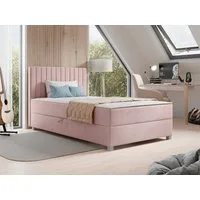 MIRJAN24 Boxspringbett Viki (mit Bettkasten), Universell - Links oder Rechts, 90/120x200 cm