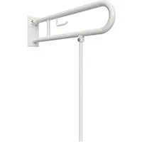 BRILLANTBAD® Stützklappgriff BELP Stützklappgriff U-Form Papierhalter Standfuß Eisen Weiß >> Bohren