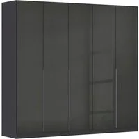 OTTO home Drehtürenschrank Kleiderschrank Schrank Garderobe AGORDO Schlafzimmer (in zwei Griff-Farben, Breiten 91-405 cm, Dekor- oder Hochglanzfront) durchdachte Innenausstattung, in 8 Breiten und 2 Höhen MADE IN GERMANY