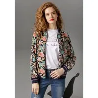 Aniston CASUAL Blouson mit Blumendruck