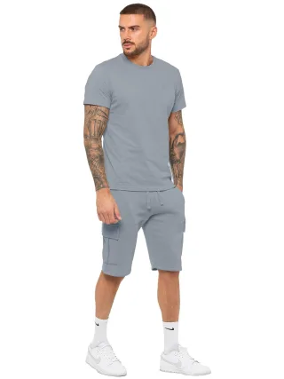 Enzo | Herren T-Shirt-Trainingsanzug mit Shorts Set