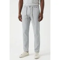 MAC Chinohose Lennox Sport Leinenstruktur
