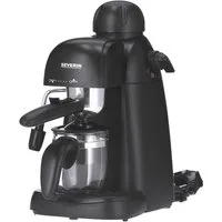 Severin Espressomaschine, für 4 Tassen, mit Dampfdüse, 800 Watt