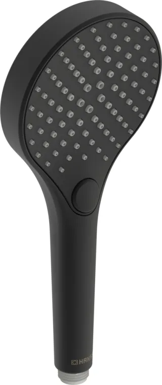 Hansa Handbrause HANSAVIVA ECO 4435, 3-strahlig d 110 mm Matt-Schwarz, 4435030033 4435030033