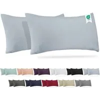 BARBONS Kissenbezug 100% Baumwolle Kissenbezug, weiche Kopfkissenbezug, Kissenhülle, (2 Stück), 165 g/m², Jersey