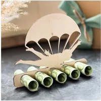 Spruchreif® Spardose Originelles Geldgeschenk, Geschenke aus Holz, Hobby