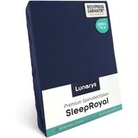Lunarys Spannbettlaken SleepRoyal, Jersey-Elasthan, Gummizug: rundum, (1 Stück), 90x200 cm, 250 g/m², extrem hochwertig, für Wasserbett