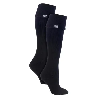 Damen 2er Pack Wellington Socken mit weichem Futter