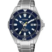 Citizen Taucheruhr Promaster Marine Eco-Drive Diver 200 m BN0201-88L, Armbanduhr, Herrenuhr, Solar, Titan, bis 20 bar wasserdicht, Datum