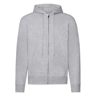 Fruit of the Loom - "Classic" Kapuzenjacke für Herren (Grau meliert)