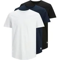 Jack & Jones Rundhalsshirt JJENOA TEE SS CREW NECK 3PK MP NOOS (Packung, 3-tlg., 3er-Pack)