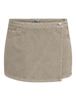 ONLY - ONLSILLA MW WRAP SKORT PNT Crockery - Gr. - M