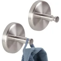bremermann Handtuchhaken Bad-Serie PIAZZA - 2er Set, aus Edelstahl matt, (2-St)