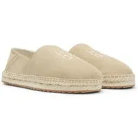 HUGO Slipper Sommerschuh, Schlupfschuh, Espadrilles im Mokassin-Style