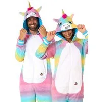 Opposuits Kostüm Einhorn Overall Onesie - Karneval Faschingskostüm, Der Overall beweist: jedes Tier eignet sich zum Kuscheln!