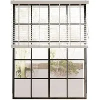 Cocoon Home Jalousie Bambus Jalousie inklusive Montagematerial, Cocoon Bambus Jalousien 50 x 130 cm - 50mm Lamellen - Weiß
