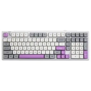 GAMAKAY TK101 Tri-mode Custom Mechanical Keyboard 101 Keys Hot Swappable RGB Gasket-mount 2.4G/bluetooth/Wired Gaming Ke