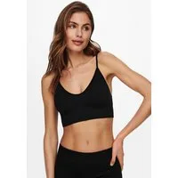 ONLY Bustier ONLVICKY RIB SEAMLESS V-NECK TOP NOOS Materialmix