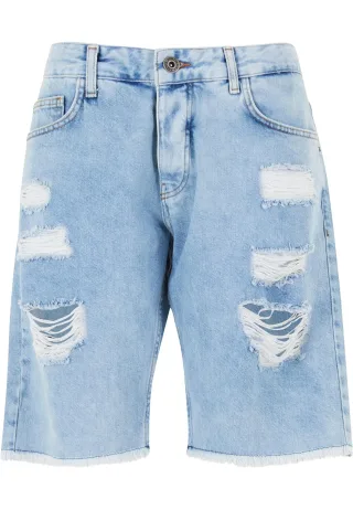 2Y Studios Shorts "2Y Studios Herren 2Y Destroyed Denim Shorts"