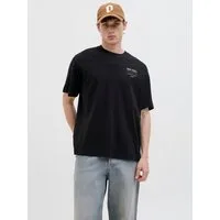 Jack & Jones Rundhalsshirt JJEURBAN EDGE STUDIO TEE SS O-NECK NOOS mit Front und Back Print