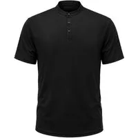 YOUTHUP T-Shirt Herren Kurzarm Hemdshirt mit 3-Knopf-Henleyschnitt